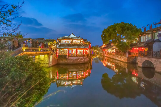 西塘古镇夜景