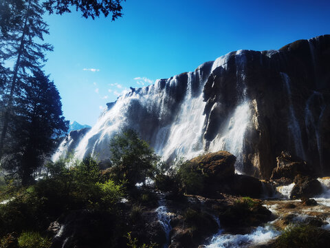 高山瀑布