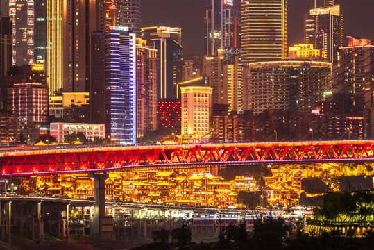 重庆洪崖洞夜景