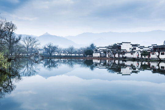 宏村水墨山水