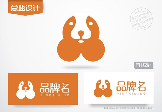 宠物logo萌狗