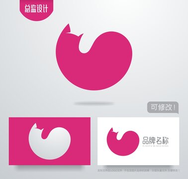 宠物logo胖猫