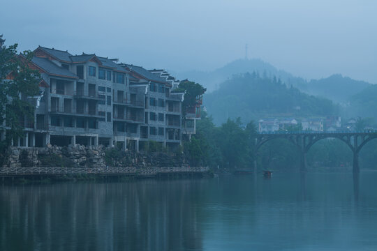 湖南边城风光