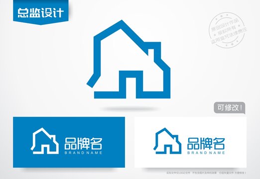 房子logo积木玩具