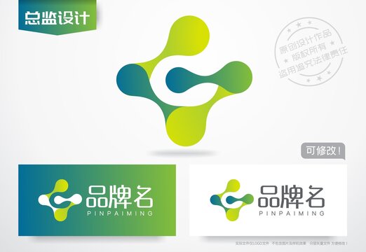 细胞logo字母G标志