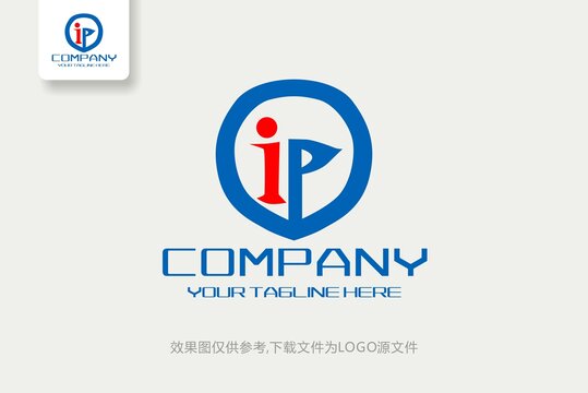 IP字母电子科技数码LOGO