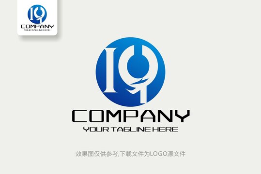 IQ字母标志时尚创意LOGO