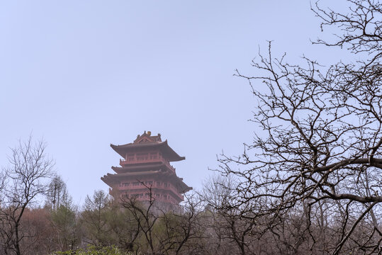 中国辽宁丹东锦江山公园风景