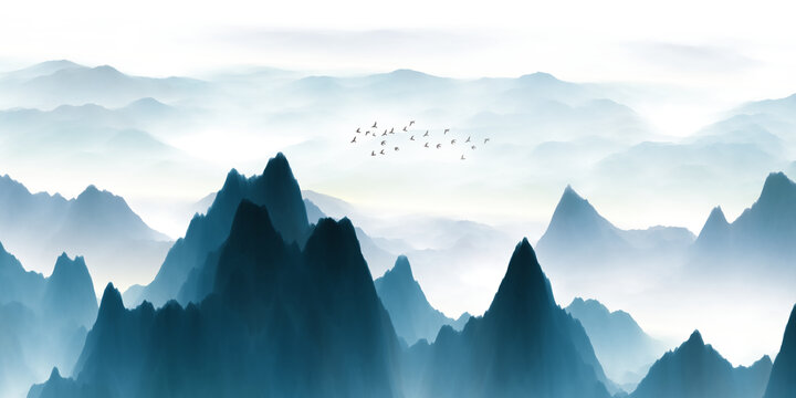 水墨画