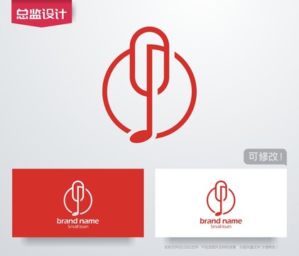 音符logo话筒声乐培训唱吧