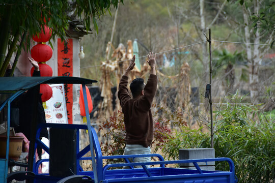 黄山西递古村落徽派古建筑