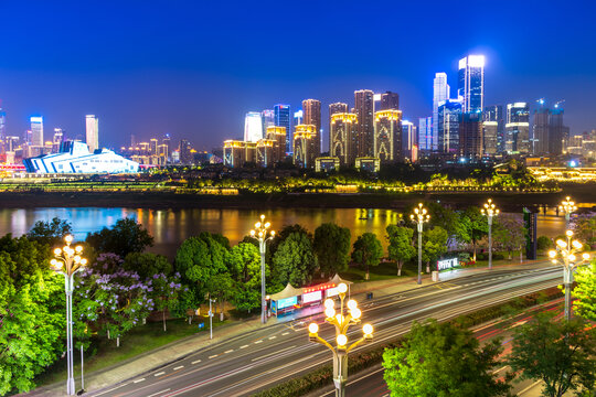 重庆南滨路夜景