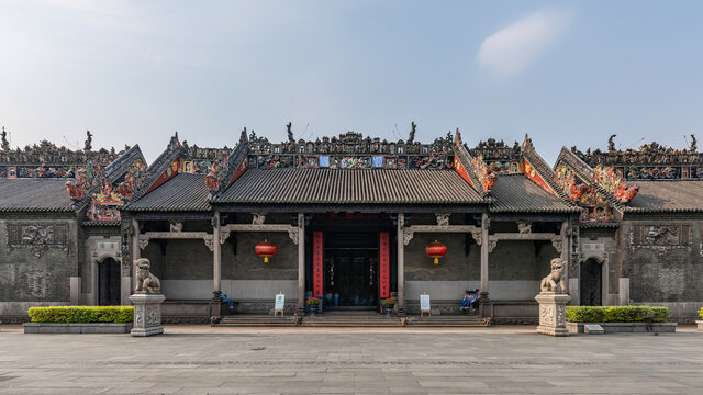 广州陈家祠明清建筑古祠