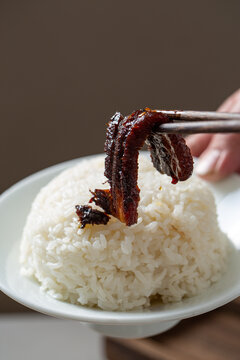 扣肉配米饭