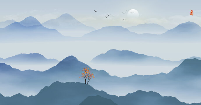 山水画