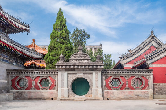 北京万寿寺建筑风景