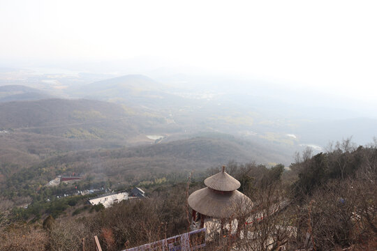 金坛茅山山顶景色