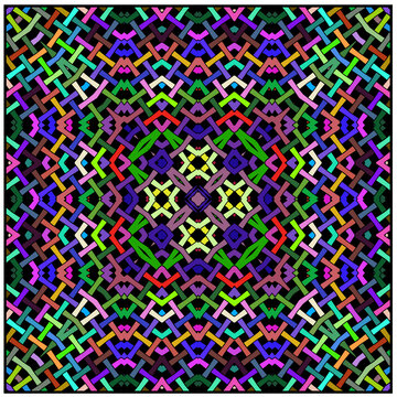 数码印印花编织地毯