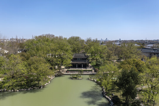 扬州瘦西湖春景图片