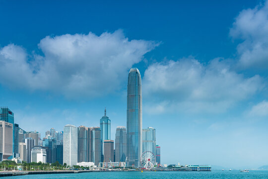 香港中环地标建筑风景