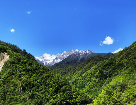 蓝天青山