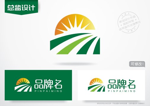 生态农场logo农业