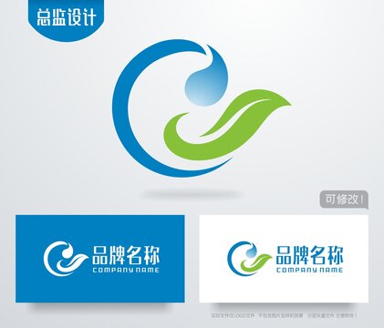 清洁logo绿色