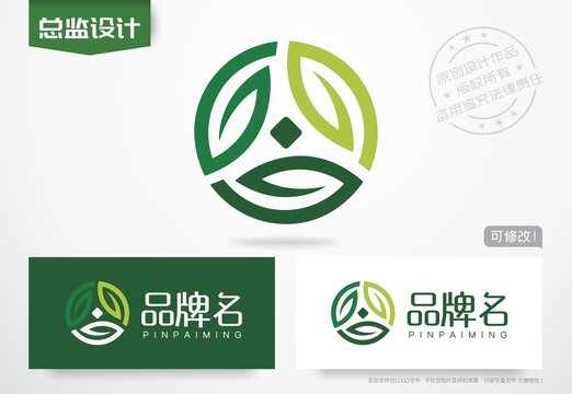 农业金融logo古钱币