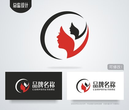 美发店logo