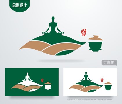 品茶logo瑜伽