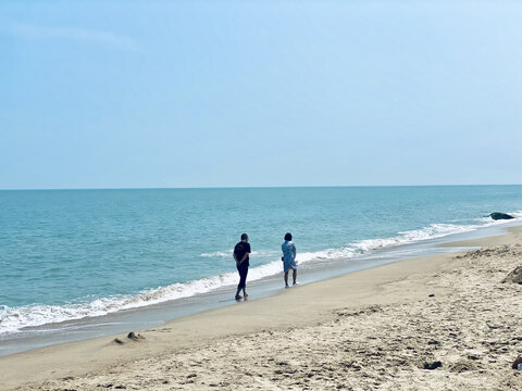 大海与沙滩