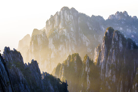 黄山群山风景