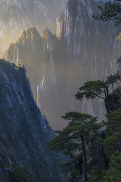 黄山群山风景