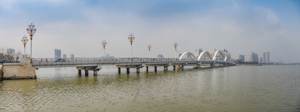 宜兴世纪大桥全景图