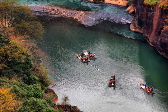 武夷山漂流