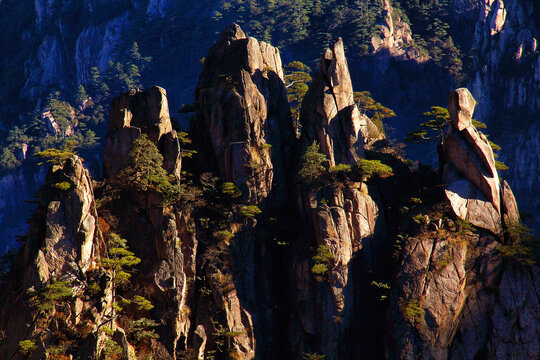 黄山山峦