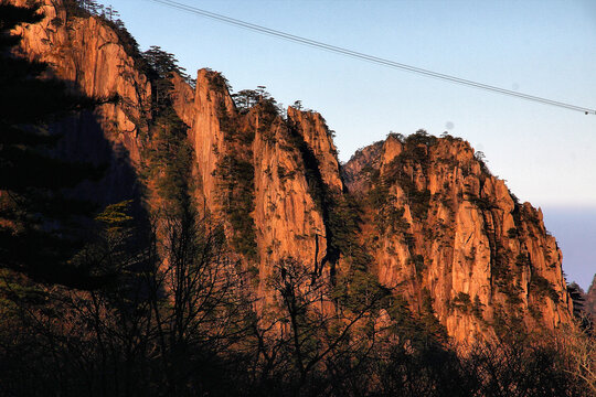 黄山黄昏