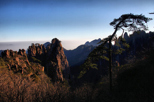 黄山俯瞰