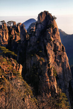 黄山黄昏