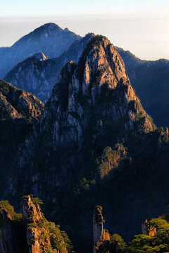 黄山奇峰美景