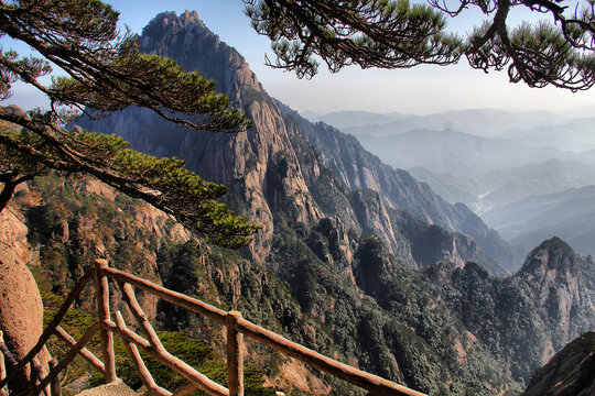 黄山群山风景