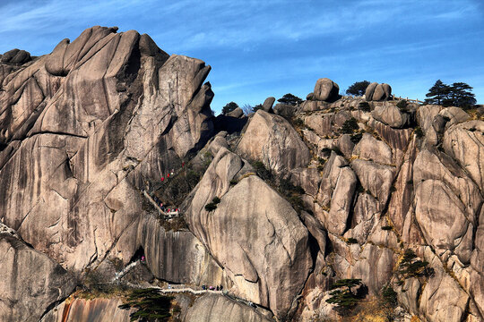 黄山奇峰怪石