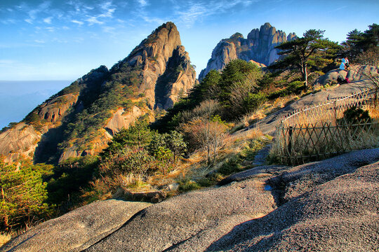 黄山山峦