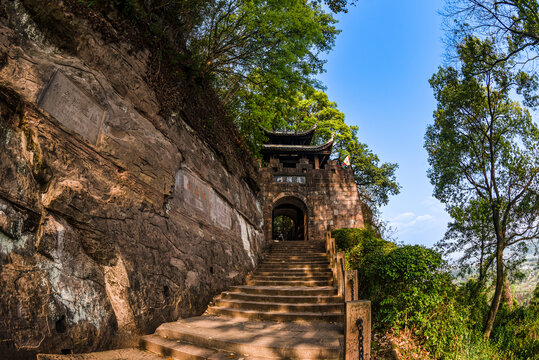 重庆合川钓鱼城遗址