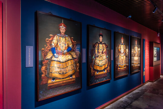 中国清朝历代皇帝画像