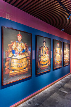中国清朝历代皇帝画像