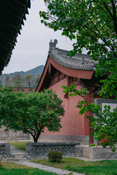 佛光寺文殊殿山墙