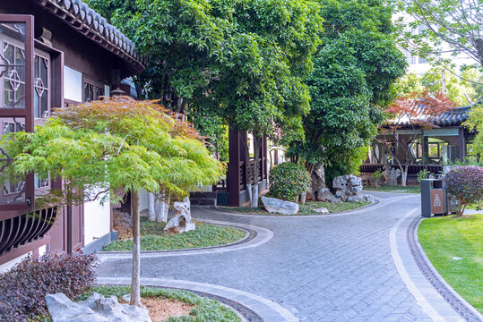 仿古庭院