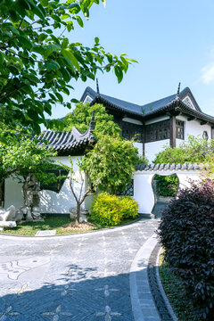 仿古庭院