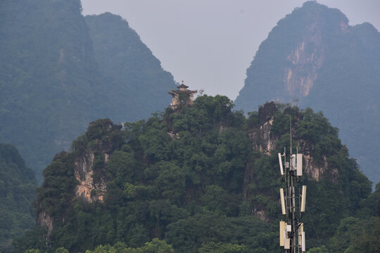 桂林阳朔兴坪老寨山大面山